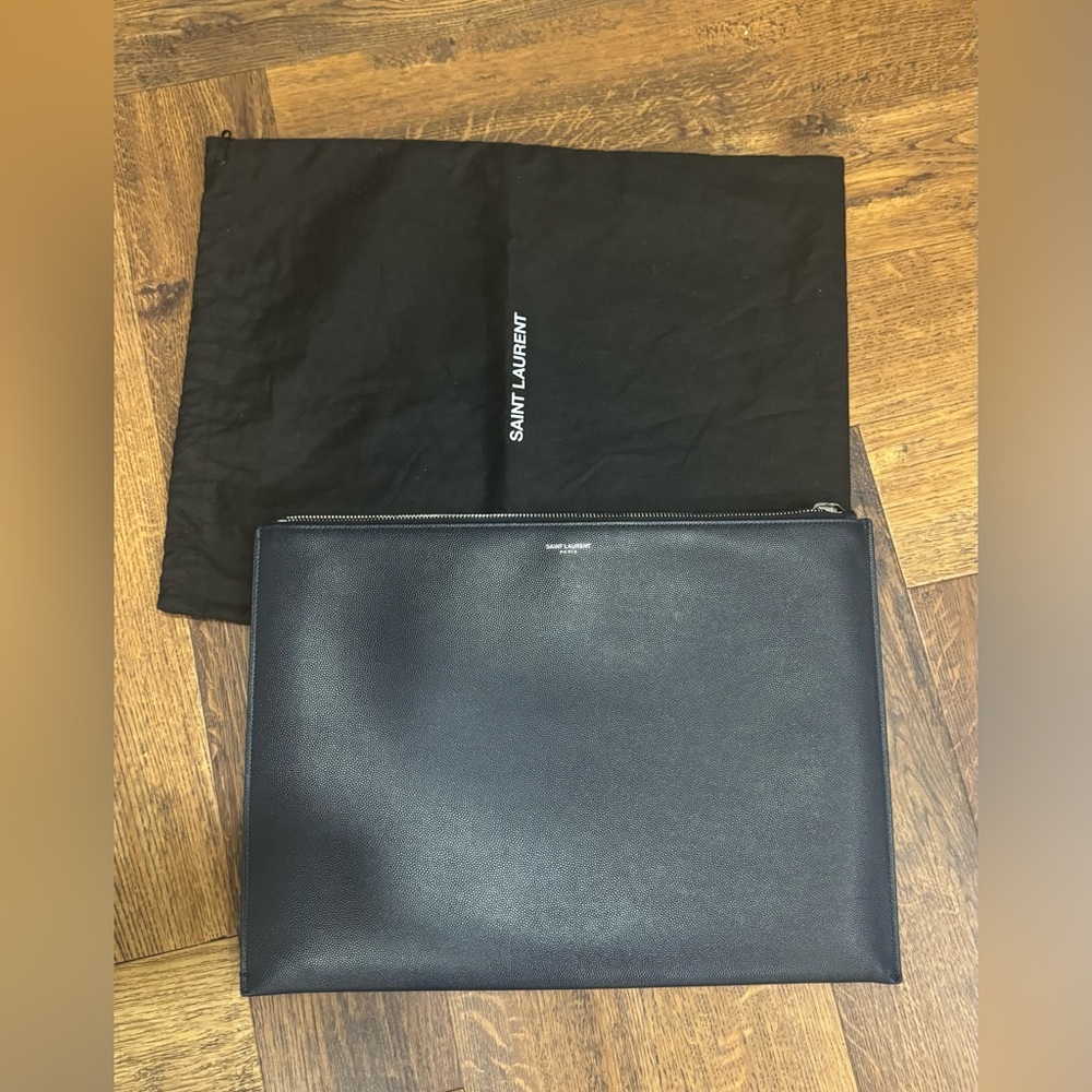 SAINT LAUREN MENS CLUTCH